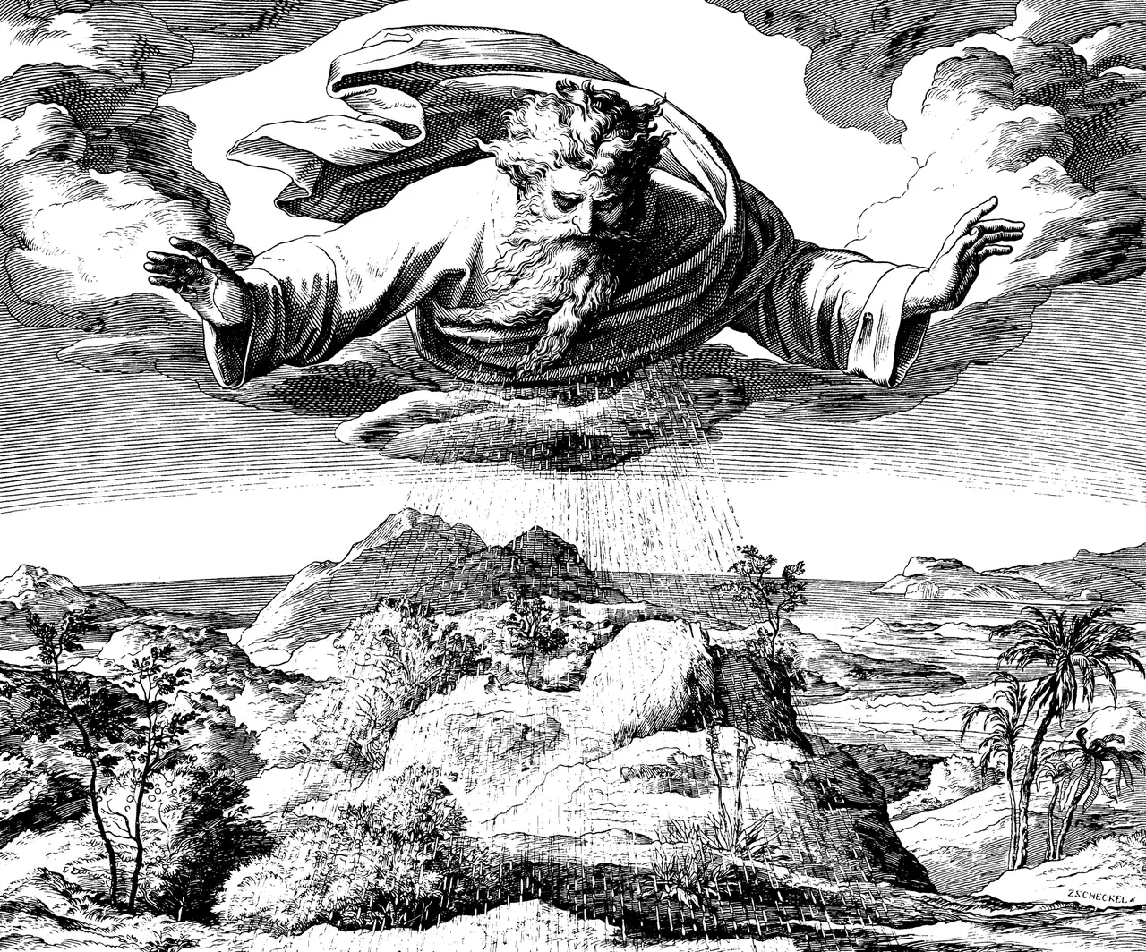Creation — Julius Schnorr von Carolsfeld, Die Bibel in Bildern (1860)