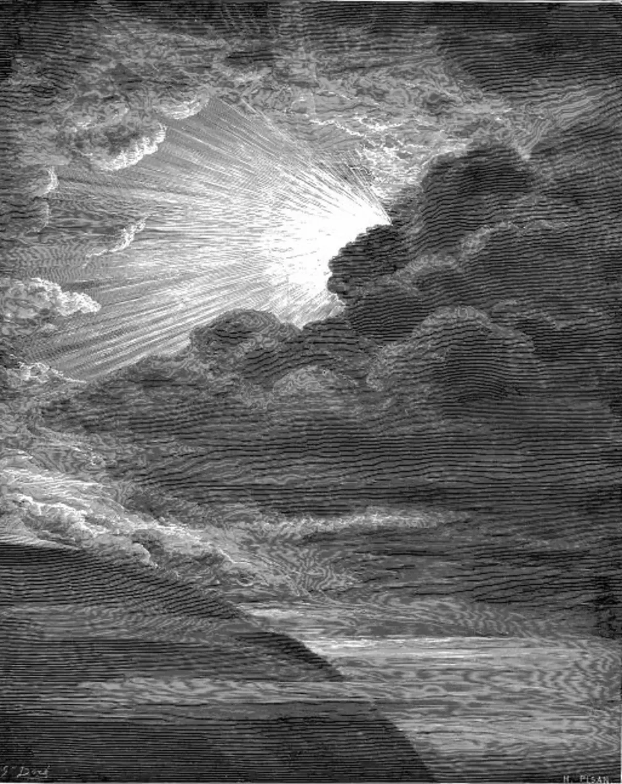 The Creation of Light, by Gustave Doré — engraving from La Sainte Bible (1866)